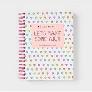 Roller Rabbit Multicolor Heart Sketch Book